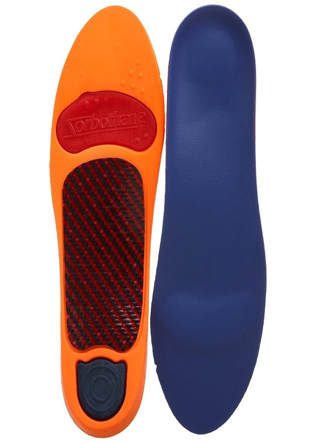 Sorbothane Ultra Graphite Medium Arch Insole W 12, M 9.5-10.5 (Metric 42-44) - E - Image 1